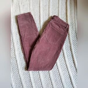 Victoria's Secret Dusty Rose Corduroy Jeans Mid Rise Siren!
